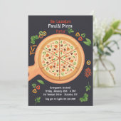 ピザパーティー 招待状 (スタンド正面)