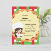 ピザパーティー 招待状 (スタンド正面)