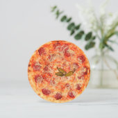 ピザパーティー 招待状 (スタンド正面)