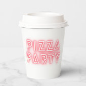 ピザパーティー 紙コップ (裏面)