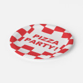 「ピザパーティー」紙プレート ペーパープレート (アングル)