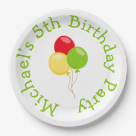 ピザパーティー 誕生日 ペーパープレート