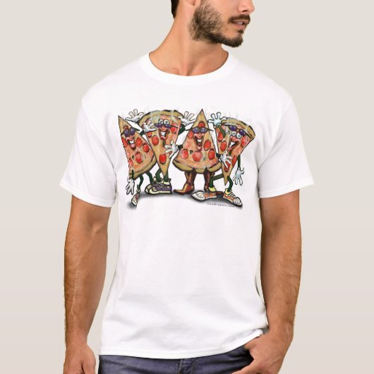 ピザパーティー Tシャツ (正面)