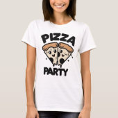 ピザパーティー Tシャツ (正面)