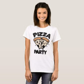 ピザパーティー Tシャツ (正面フル)