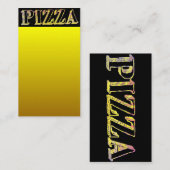 ピザビジネスカード 名刺 (正面/裏面)