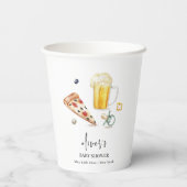 ピザビー素朴アーズおしゃぶり 紙コップ (裏面)