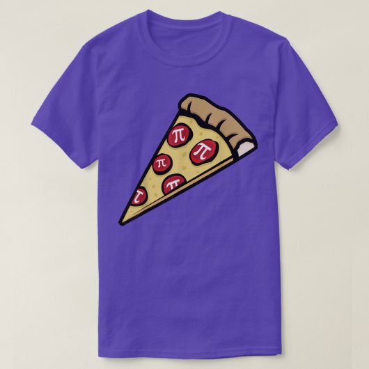ピザピおもしろいザピザパイPiトッピングMath4249 Tシャツ (デザイン正面)