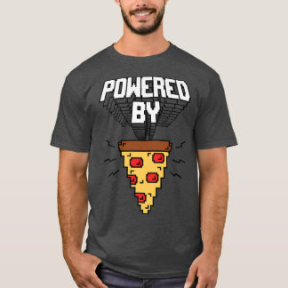 ピザピエルフードユーモアで動くトレンディー33535684 Tシャツ