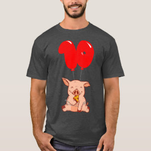 ピザピグ10th誕生日キッズバルーンパーティー tシャツ