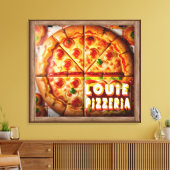 ピザピッツェリアデザイン キャンバスプリント (インサイチュ (リビング))