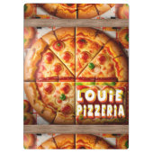 ピザピッツェリアデザイン クリップボード (裏面)