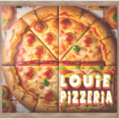 ピザピッツェリアデザイン シール (正面)