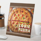 ピザピッツェリアデザイン 台座サイン (インサイチュ)