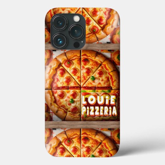 ピザピッツェリアデザイン Case-Mate iPhoneケース (裏面)