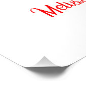 ピザピモダンザパーティースライスイタリアン赤ちゃんシャワー ポスター (コーナー)