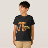 ピザピースマス愛好家の学校先生学生 Tシャツ (正面フル)