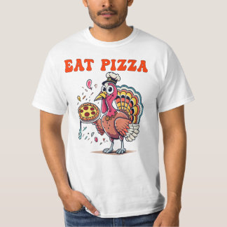 ピザピ食べザピ食べザトルコおもしろい感謝祭 Tシャツ