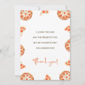 ピザファースト誕生日パーティーサンキューカード 招待状 (正面)