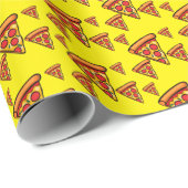 ピザフライデーデザイン – マットラッピング紙 ラッピングペーパー (ロールコーナー)