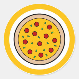 ピザフレーバーサークルシール ラウンドシール