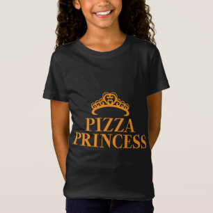 ピザプリンセスおもしろいピザラバーズガールズ誕生日P Tシャツ