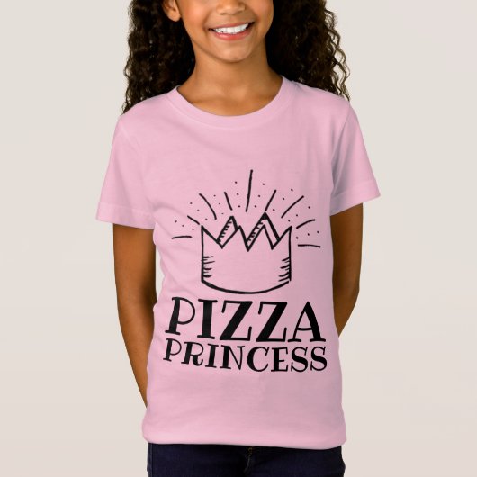 ピザプリンセス女子Tシャツ Tシャツ (正面)