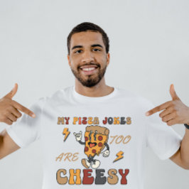 ピザプンおもしろいパパジョーク Tシャツ
