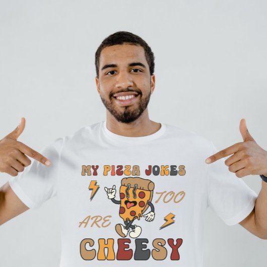ピザプンおもしろいパパジョーク Tシャツ