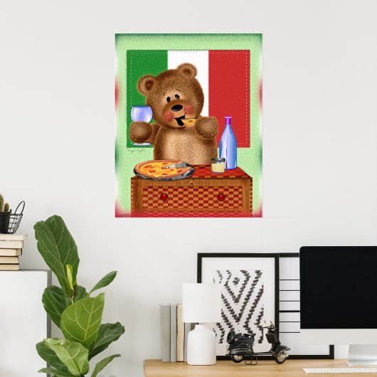 ピザベア ポスター (ホームオフィス)