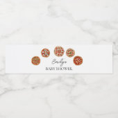 ピザベビーシャワーボトルラベル ペットボトルラベル (シングルラベル)