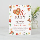 ピザベビーシャワー招待状 | Ohベビーテーマ 招待状 (スタンド正面)