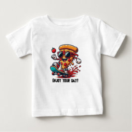 ピザベビーTシャツ ベビーTシャツ
