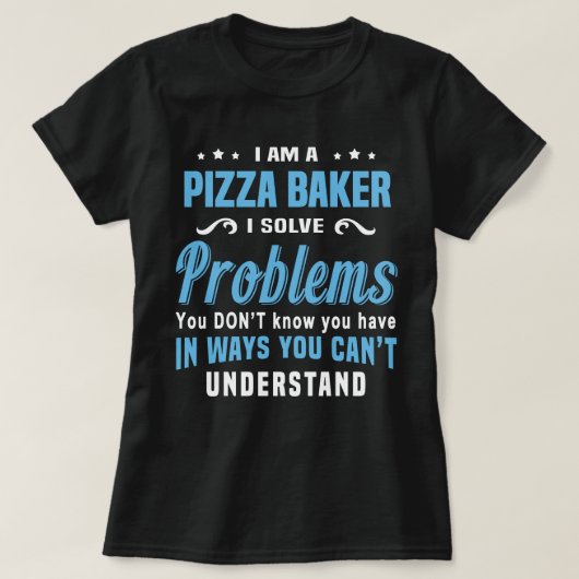 ピザベーカー Tシャツ (デザイン正面)