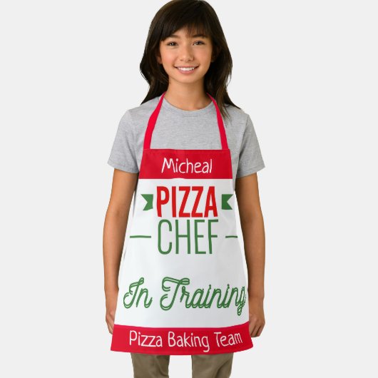 ピザベーキングチーム – 子供のエプロン エプロン (インサイチュ)