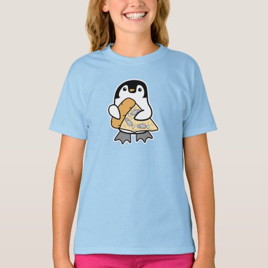 ピザペンギン Tシャツ (正面)