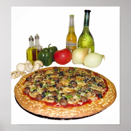 ピザポスター ポスター (正面)