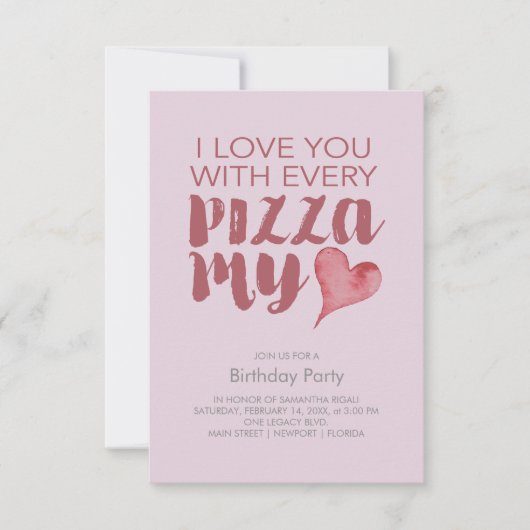 ピザマイハート誕生日パーティー (正面)