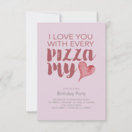 ピザマイハート誕生日パーティー