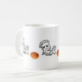ピザマンマグ コーヒーマグカップ (正面左)