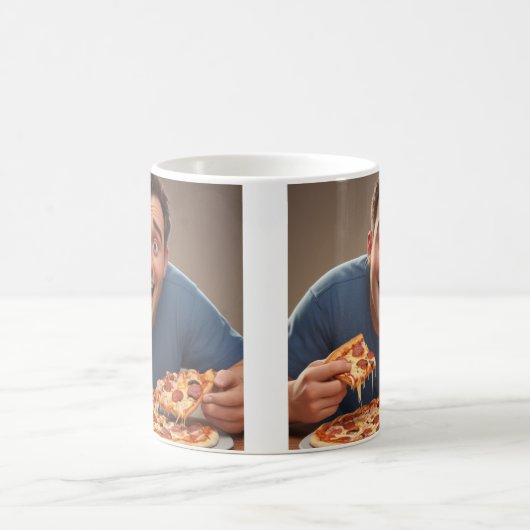 ピザマン コーヒーマグカップ (中央)
