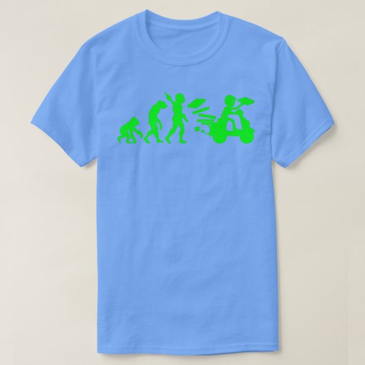 ピザメッセージピザ配送サービスピザドライバ Tシャツ (デザイン正面)