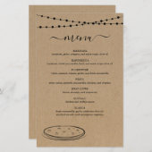 ピザメニュー (正面/裏面)