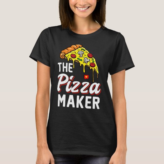 ピザメーカーベーカー世界一のピザメーカー Tシャツ (正面)