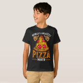 ピザメーカーベーカー世界一のピザメーカー Tシャツ (正面フル)