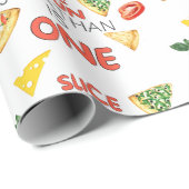 ピザモダンイタリアン1歳の誕生日パーティー ラッピングペーパー (ロールコーナー)