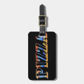 ピザラゲッジタグ ラゲッジタグ (正面縦)