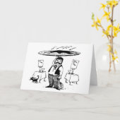 ピザラバー誕生日カード カード (黄色い花)