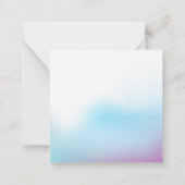 ピザラブおもしろいバレンタイン ノートカード (裏面)