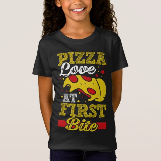 ピザラブアットファースト Tシャツ (正面)